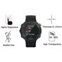 PHONILLICO Verre Trempé pour Garmin Forerunner 245 / Forerunner 245 Music [Lot de 2] Film Protection Ecran Montre Anti Rayure