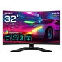 GIGABYTE M32QC Moniteur de jeu incurvé 31,5" QHD - 2560 x 1440, 1500R, 165Hz, 1ms, 350 cd/m², FreeSync Premium Pro, Display HDR4