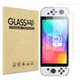 PHONILLICO Verre Trempé pour Nintendo Switch OLED [Pack de 2] Film Protection Resistant Vitre Protecteur Anti Rayure