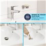 GROHE QUICKFIX Start Mitigeur monocommande lavabo de salle de bains, Mitigeur monocommand avec tirette de vidage, mousseur écono