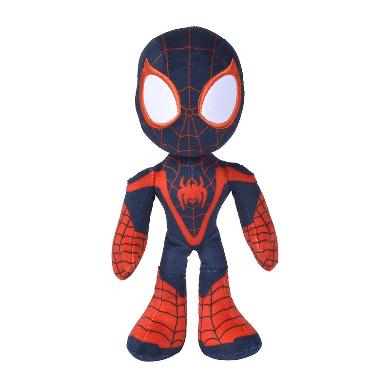 Disney - Spiderman Miles Morales 25 cm, Personnage de la série Marvel Spidey et Ses Amis surprenants, avec des Yeux Qui Brillent