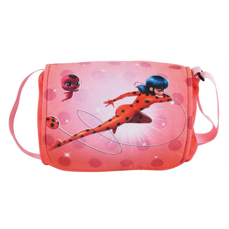 Image secondaire de MIRACULOUS Ladybug, 024191 Sac Besace A BANDOULIERE Lady Bug +/-26 CM pour Enfant Fille, Rouge