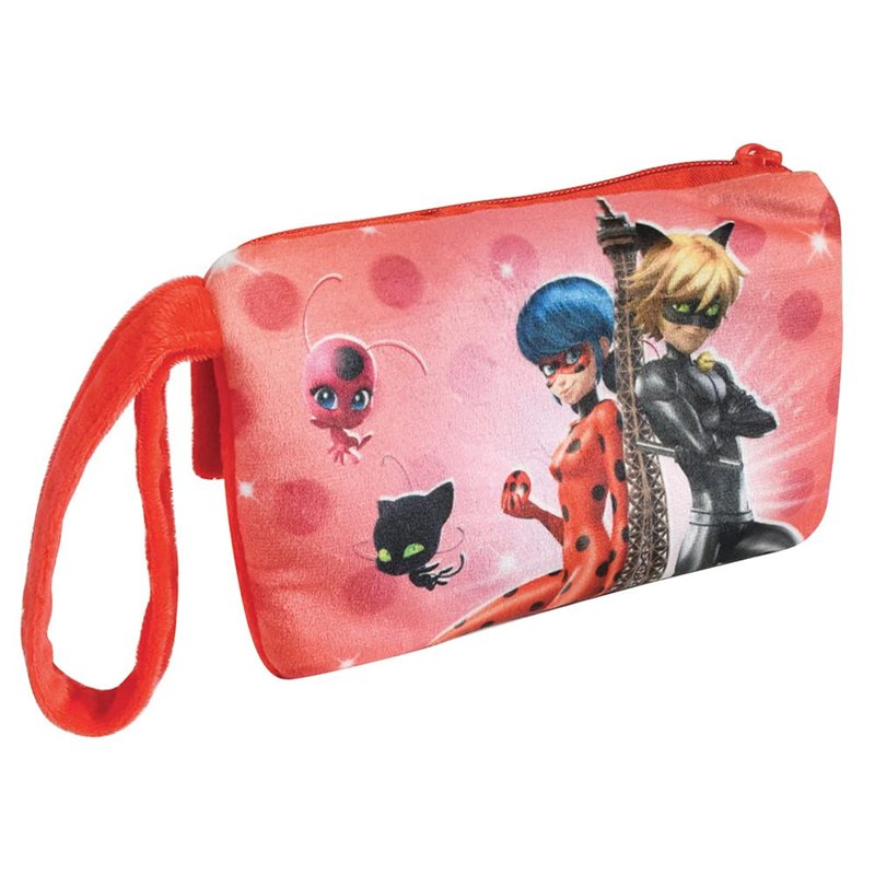 MIRACULOUS Ladybug Sac Pochette +/- 19 CM pour Enfant