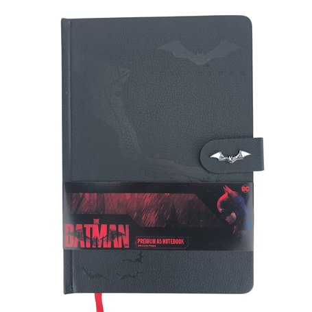 Pyramid International The Batman SR73653 Carnet de notes en cuir Motif Batsymbol Format A5