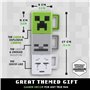 Minecraft Tasses à empiler Officiellement licencié, Lot de 3 tasses Creeper, Squelette & Ghast, Cadeau pour fans de, 250ml
