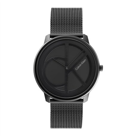 Calvin Klein Montre Analogique à Quartz pour Homme et Femme Collection Iconic Mesh - 40MM avec Bracelet Milanais en Acier Inoxyd