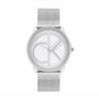 Calvin Klein Montre Analogique à Quartz pour Homme et Femme Collection Iconic Mesh - 35MM avec Bracelet Milanais en Acier Inoxyd