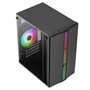 Boîtier Mini Tour Micro ATX Evo Mini RGB avec Panneau Vitré, Noir