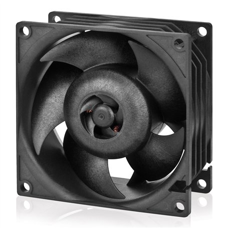 ARCTIC S8038-7K - Ventilateur Serveur, 80x80x38 mm, 500-7000 RPM, régulé par PWM, connecteur 4 Broches, 12 V DC - Noir