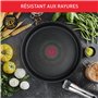 Tefal Ingenio Lot de 3 casseroles + poignée amovible, Induction, Revêtement antiadhésif, Empilable, Compatible lave-vaisselle, F