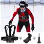 Compatibile Con GoPro 9-en-1 Accessoires Kit, Harnais de Poitrine, Fixation Harnais Tete Bandeau, Fixation Poignet, Fixation Cli