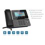 Snom D865 TéLéPhone Fixe VoIP avec ÉCran Couleur IPS 5 Inclinable, Wi-FI, Bluetooth 5.0, Audio HD, RéDuction De Bruit Avance