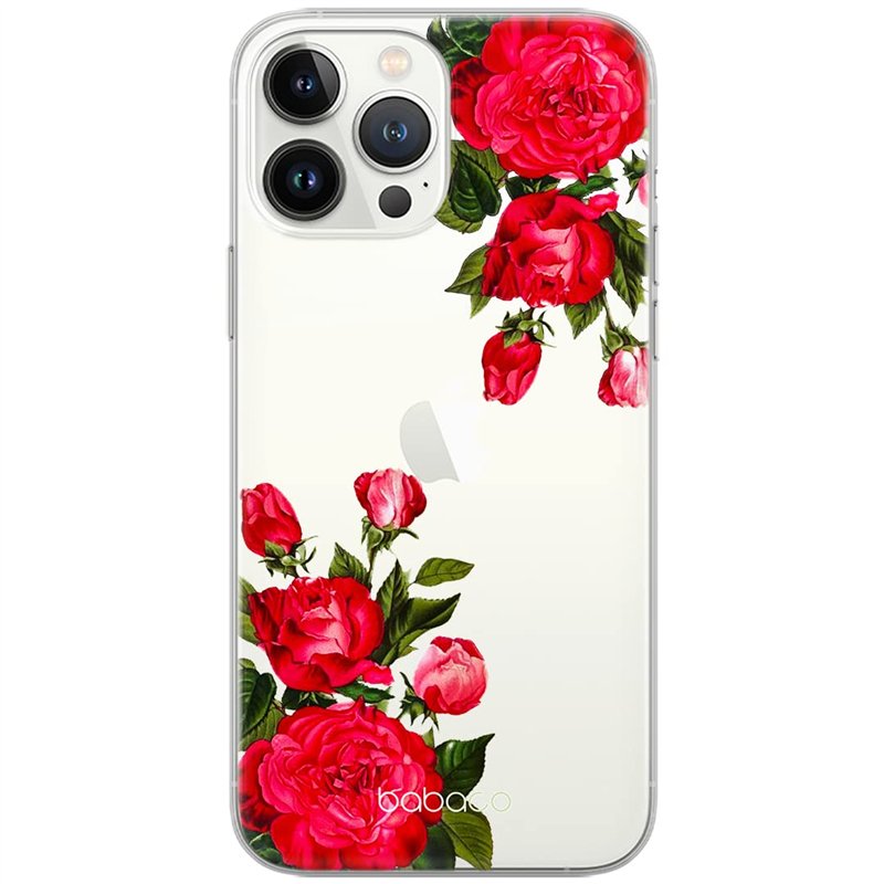 Babaco ERT Group Coque de téléphone Portable pour Apple Iphone 13 Pro Max Original et sous Licence Officielle Motif Flowers 007 