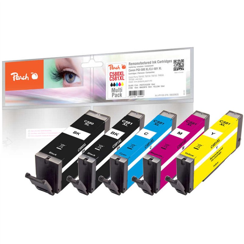Peach Tinte MP kompt PGI-580XL/CLI-581XL | PI100-378