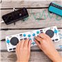 Hercules DJControl Mix Blue Edition – Contrôleur DJ Bluetooth sans fil pour Smartphone - Exclusivité Amazon