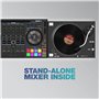 Reloop Mixon 8 Pro | 4-Kanal -Contrôleur de performance multiplateforme pour Serato & djay, Jogwheel -Displays & 4 Instant-FX-Ki
