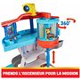 Paw Patrol - Pat Patrouille - Tour de Contrôle 50 Cm - avec Périscope, Missions, Toboggan, 7 Cartes 1 Véhicule Et 2 Figurines Ch