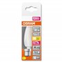 OSRAM Lampe LED dimmable Superstar avec un rendu des couleurs particulièrement élevé (CRI90), B22d-base, verre dépoli ,Blanc cha