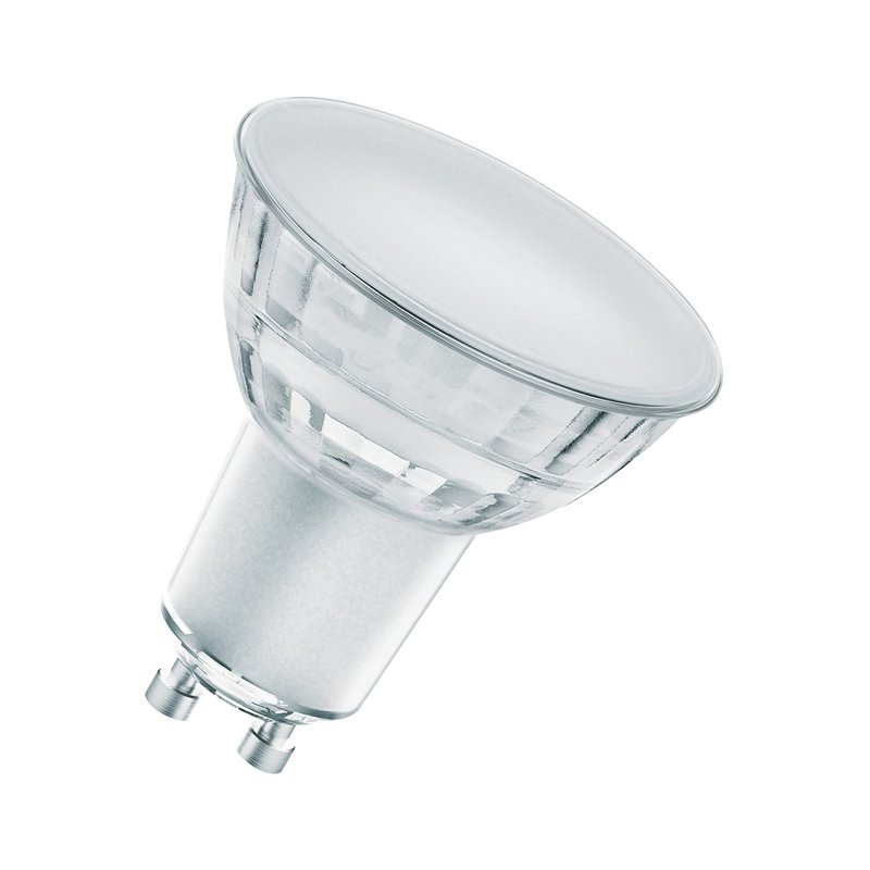 OSRAM Lampe LED dimmable Superstar avec un rendu des couleurs particulièrement élevé (CRI90), GU10-base, verre clair ,Blanc chau