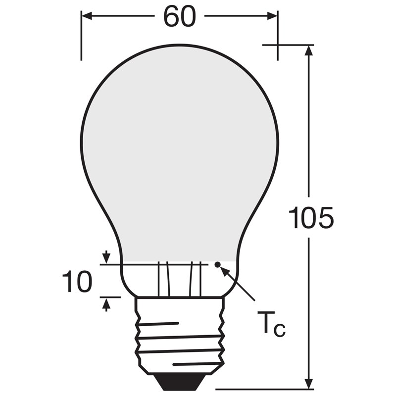 Image secondaire de OSRAM Lampe à LED dimmable Superstar avec un rendu des couleurs particulièrement élevé (CRI90), E27-base, verre dépoli ,Blanc ch