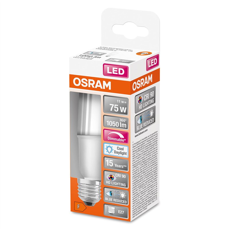 Image secondaire de OSRAM Lampe LED Superstar à intensité variable et à rendu des couleurs particulièrement élevé (CRI90), E27-base,optique dépolie 
