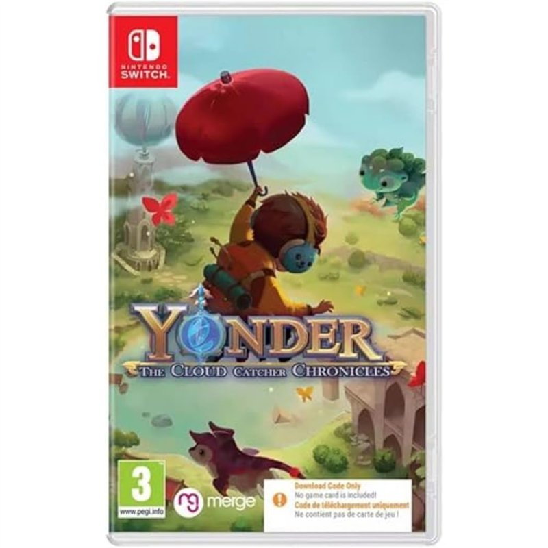 Yonder The Cloud Catcher Chronicles Nintendo Switch Code de Téléchargement Uniquement. Ne contient pas de cartouche de jeu !