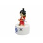 TEKNOFUN - Licence Officiel One Piece - Réveil Lumineux Luffy - Bleu, Rouge et Noir - Fonctionne avec Piles (3X AAA) ou USB (câb