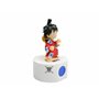 TEKNOFUN - Licence Officiel One Piece - Réveil Lumineux Luffy - Bleu, Rouge et Noir - Fonctionne avec Piles (3X AAA) ou USB (câb