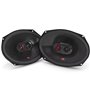 JBL Stage3 9637F - Ensemble Haut Parleur à 3 Voies de Harman Kardon sans Grille - Enceinte Voiture de 375 Watts Boîte Ovale Larg