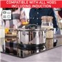 Tefal G7376S Opti'Space Set de 6 casseroles avec couvercle 16 cm + couvercle + casseroles 20/24 cm + couvercle | acier inoxydabl