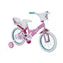 Huffy Vélo 16 Pouces Disney Minnie Bébé – Fille, Rose, Taille Unique