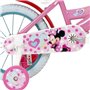 Huffy Vélo 16 Pouces Disney Minnie Bébé – Fille, Rose, Taille Unique