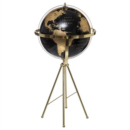 FEERIC CHRISTMAS Globe Terre Noir Or H 79 cm