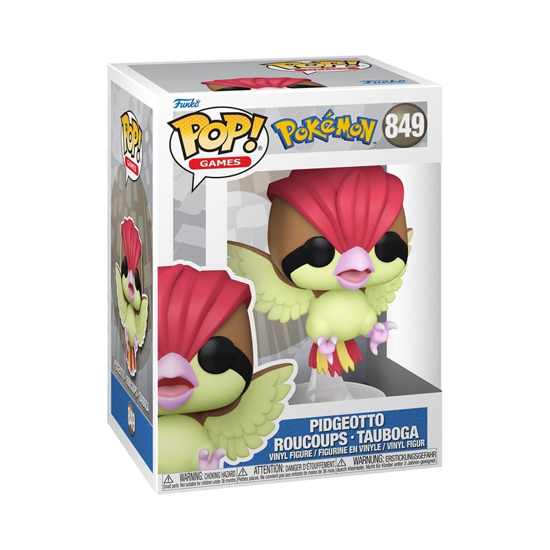 Funko Pop! Games: Pokemon - Pidgeotto - Roucoups - Figurine en Vinyle à Collectionner - Idée de Cadeau - Produits Officiels - Jo