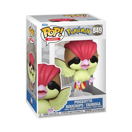 Funko Pop! Games: Pokemon - Pidgeotto - Roucoups - Figurine en Vinyle à Collectionner - Idée de Cadeau - Produits Officiels - Jo