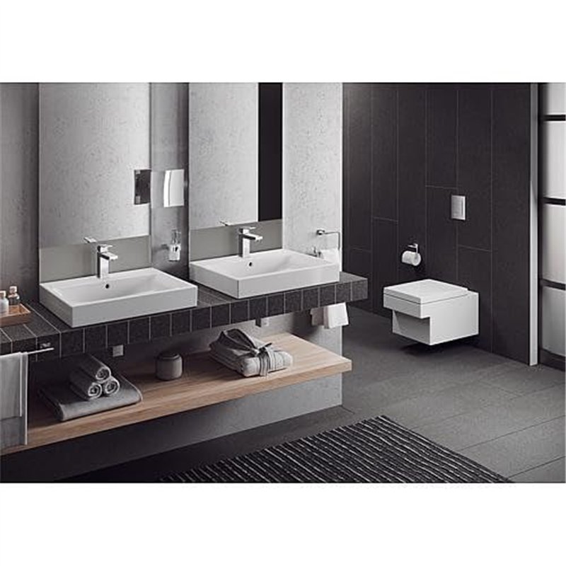 Image secondaire de porte serviette bain Grohe Cube essentiel, chrome 558 mm