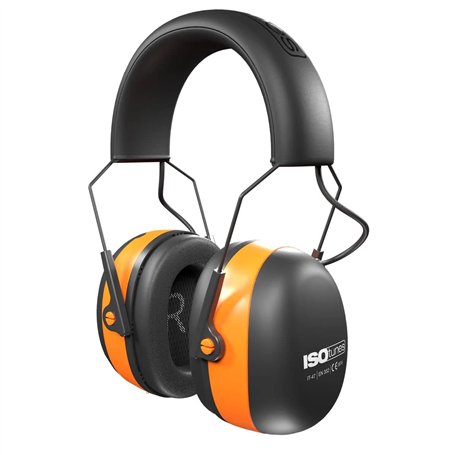 ISOtunes Casque anti-bruit Bluetooth Air Defender : protection auditive sans fil confortable conforme à la norme EN352 avec 40 h