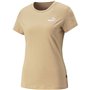 PUMA T-shirt Essentiell pour femme Beige XL, gris foncé, XL