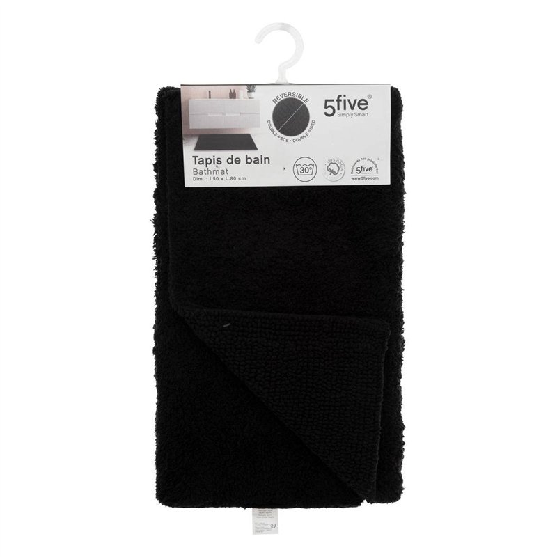 Image secondaire de 5 five simply smart Tapis de Bain réversible 50x80cmNoir