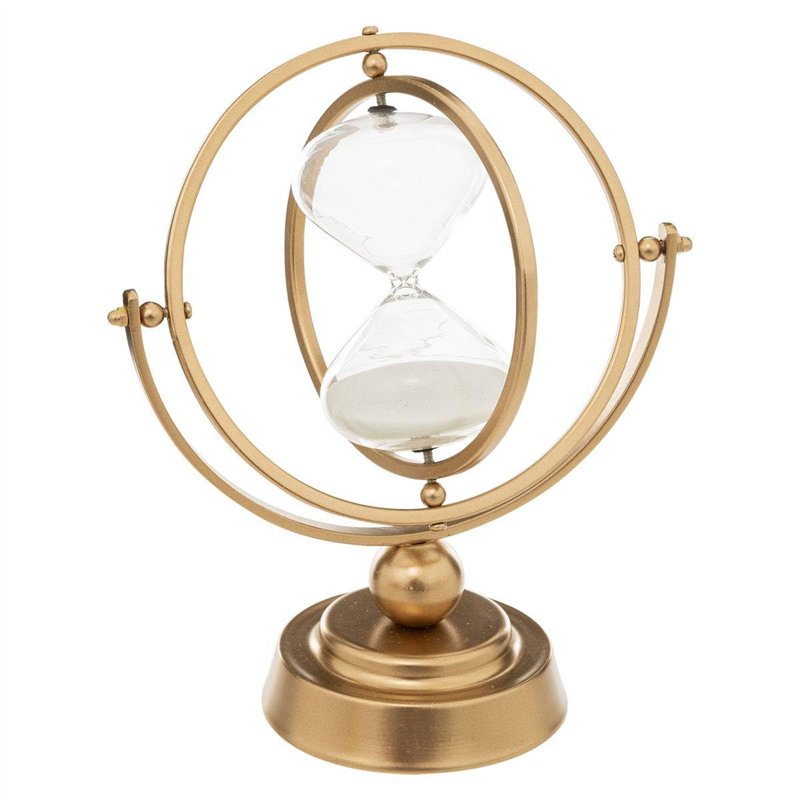 Image secondaire de Atmosphera - Sablier déco Bota - métal et Verre - doré - H23 cm