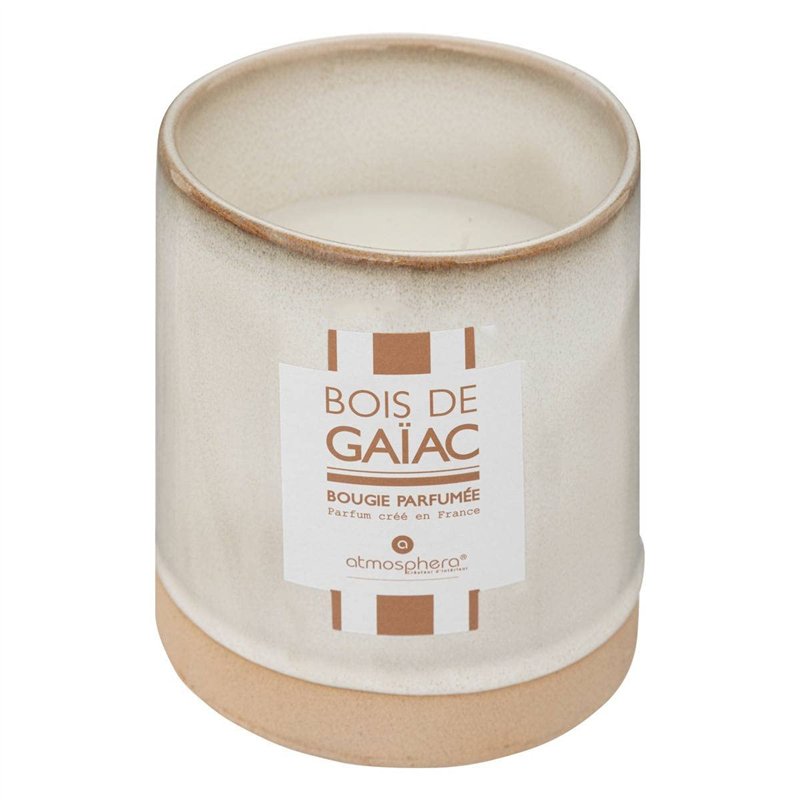Atmosphera - Bougie parfumée Marty - Bois de gaïac - 600g