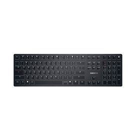 CHERRY KW X ULP, Clavier mécanique haut de gamme ultra-plat, layout US International (QWERTY), clavier multi-appareils sans fil,