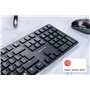 CHERRY KW X ULP, Clavier mécanique haut de gamme ultra-plat, layout US International (QWERTY), clavier multi-appareils sans fil,