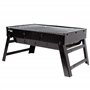 Barbecue portable rectangulaire pliable noir 50x30x23 cm Aktive