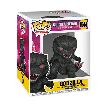 Funko Pop! Super: Godzilla X Kong: The New Empire - Godzilla - Godzilla Vs Kong 2 - Figurine en Vinyle à Collectionner - Idée de