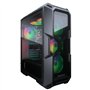 COUGAR GAMING | BOITIER PC GAMING | BOITIER MX440G RGB VERRE TREMPE - 3 ventilateurs RGB inclus - 2 ports USB 3. 0 et 1 port USB