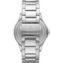 Armani Exchange Montre pour homme, mouvement quartz/3 aiguilles date, boîtier de 46mm avec bracelet en acier inoxydable AX2451
