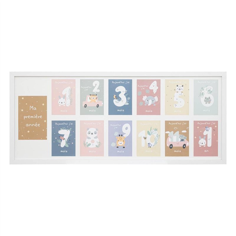 Atmosphera - Pêle-mêle en Bois 13 Photos H29,5cm