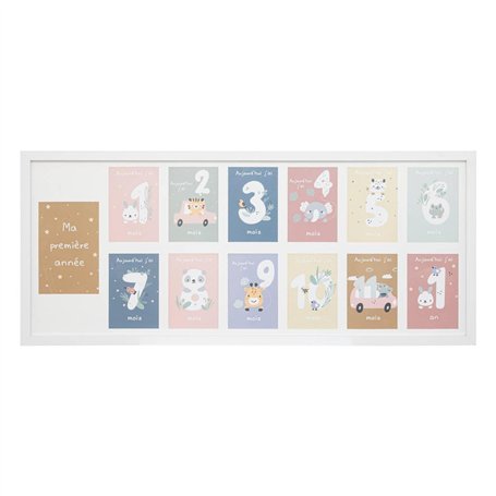 Atmosphera - Pêle-mêle en Bois 13 Photos H29,5cm