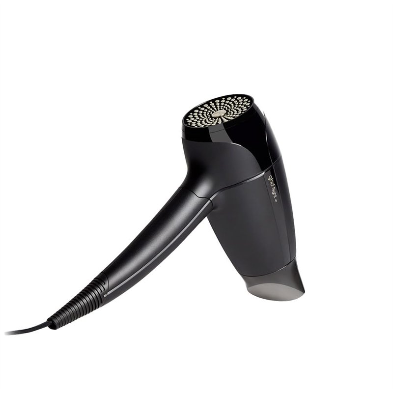 ghd - Sèche-cheveux ghd Flight+ - Sèche-cheveux de voyage (Noir) - Vanity inclus - Pliable et double voltage - 78% de la puisse 